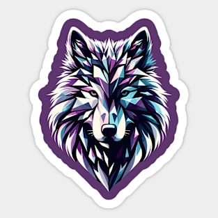 Wolf Crystal Sticker